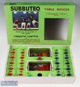 1972-73 Subbuteo Table Soccer Continental Display Edition, all complete with balls, goals, pitch,