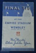 1935 FA Cup Final Sheffield Wednesday v West Bromwich Albion match programme 27 April 1935 at