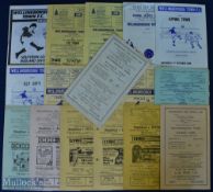 Non-league programme selection to include Wellingborough Town homes 1950/51 Rushden Town (