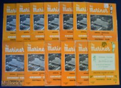 Collection of Grimsby Town (Bill Shankly manager) Div. 3 (N) home match programmes 1952/53 to