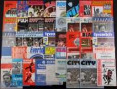 Selection of football programmes to include 1953/54 Chelsea v Bolton Wanderers, Bolton Wanderers v