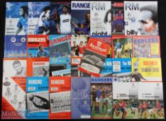 Collection of Rangers European Cup(s)/ friendlies home match programmes to include 1957/58 AC
