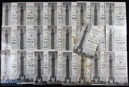 1959/1960 Grimsby Town Div. 3 home programmes collection, complete league season plus Wrexham (FAC),