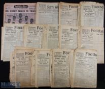 1922-1959 Welsh and Manchester Football Newspapers, to include 1922 South Wales Weekly News,