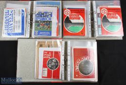 1971/72 Manchester United programme collection homes complete season (21) + FAC (3) + FLC (2) +