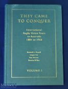 Rugby Book 'They Came to Conquer' Volume 1: International Rugby Union Tours to Australia 1884 to