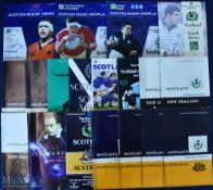 Scotland v Major Tourists Rugby Programmes (20): Fine selection to inc v S Africa 1961 (2), 1965 (