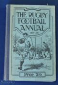The Rugby Football Annual 1937-38: The usual, neat, small format and highly informative issue, VG