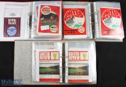 1968/1969 Manchester United programme collection homes complete season (21) + FAC (3) +