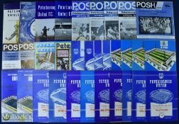 Collection of Peterborough Utd home match programmes 195051 Hull City (benefit match) (Sellotape