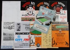 FAYC 1956/57 Manchester Utd v Southampton (s/f 2nd leg), 1957/58 Aston Villa v Wolves (2nd round),