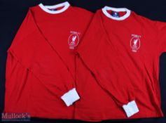 2 x Liverpool Football Shirts 1965 Wembley - by Toffs size L +XL both look unused