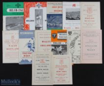 1949- 1973 Amateur Football International Programmes, to include North Wales v South Wales trial