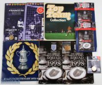 1972-1998 Football Collectors Coins Tokens Badges, to include Esso top team collection 1972, Esso FA