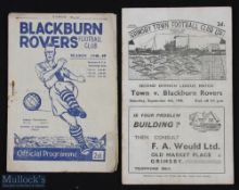 1948/49 Grimsby Town v Blackburn Rovers Div. 2 match programme 4 September 1948; Blackburn Rovers