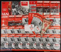 Liverpool home match programme selection to include 1962/63 Birmingham City, Blackpool (poor),