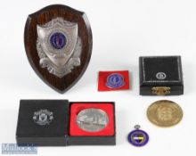 Hellenic Football League Shield and Badge 1957/58 season Division 1 Runners Up electroplate plaque