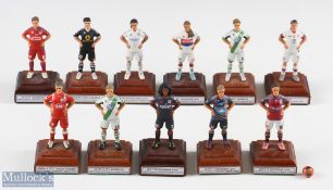 11 Metal Ladies Football Figures Champions League + World Cup winners, cold painted metal figures #