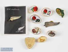 International Rugby Badges (10): A mixed collection including England, England v Scotland/Italy,