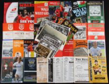 Welsh Football International, Clubs and Photographs, with noted teams of Newport, Swansea Aberdare