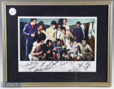 1972 Glasgow Rangers Signed Limited Edition Commemorative Print for winning the European Cup against