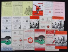 Non-league selection of Gloucester City home match programmes 1950/51 Cheltenham Town SL Cup),