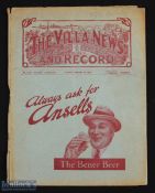 1934/35 Aston Villa v Grimsby Town Div. 1 match programme 16 February 1935 at Villa Park; fair
