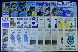 Collection of Chester home match programmes to include 1952/53 Oldham Athletic, 1956/57 Stockport