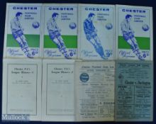 Pre-war 1930/1931 Welsh Senior Cup match programme Chester v New Brighton 4 March 1931 Sealand