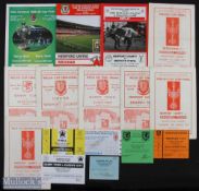 Welsh cup match programme selection to include 1954 Chester v Newport County (WC s/f), 1955 Barry