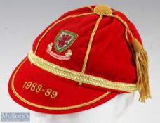 1988-89 Neville Southall Wales Commemorative International football cap