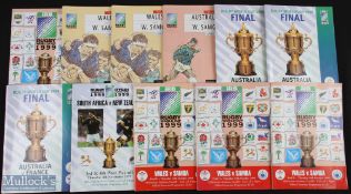 RWC 1991 and 1999 Rugby Programmes (11): 1991, Wales v W Samoa (2, beaten!), Australia v W Samoa;
