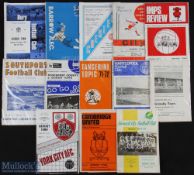 Collection of Grimsby Town (Lawrie McMenemy era) Div. 4 championship 1971/72 away match programmes