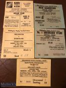 Selection of five New Zealand Related Rugby Tickets (5): including first ever RWC v Argentina