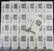 Grimsby Town home match programme collection to include 1974/75 Div. 3 complete season + Bury (