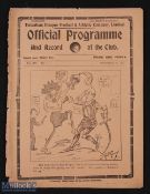 Pre-war 1922/1923 Tottenham Hotspur v Newcastle Utd Div. 1 match programme 18 November 1922, 4