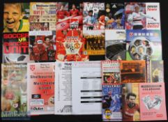 Manchester united away friendly match programmes, mainly pre-season, 1997/98 Thailand, South