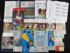 Manchester United treble season 1998/1999 Champions League guides, stats, programmes, tickets to