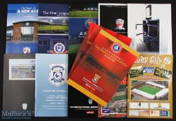 Commemorative Football Programmes to celebrate the opening of New stadiums, final match at Stadiums,