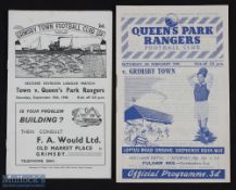 1948/49 Grimsby Town v Queens Park Rangers Div. 2 match programme 18 September 1948; reverse fixture
