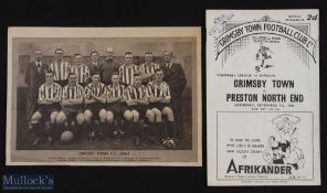 1946/47 Grimsby Town v Preston NE Div. 1 match programme, 7 September 1946; has team changes,