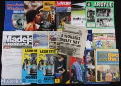 1985-2005 Football Programmes a mixed selection with noted items of Auto Windscreens Final 1995,