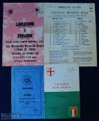 Scarce, infrequent Tourists to UK Rugby Programmes (3): From London Counties v Italy (Twickenham)