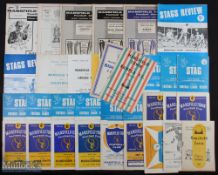 Selection of Mansfield Town home match programmes 1953/54 York City, 1954/55 Chesterfield (friendly)