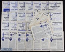 Collection of Tottenham Hotspur match programmes to include 1947/48 Leicester City (FAC), 1949/50