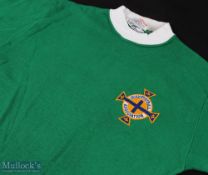 1971 Brian Hamilton Ireland international Umbro shirt for the England match 15 May 1971 at