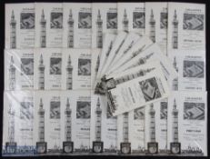 1971/72 Collection of Grimsby Town Div. 3 home match programmes complete season of league (23)