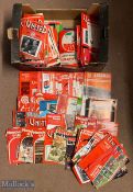 1969-1980, a large quantity of mixed Football Programmes of Arsenal, Manchester United and a few