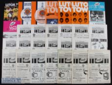 Collection of Luton Town home match programmes 1946/47 Swansea Town (FAC) (poor), 1948/49