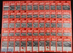 Collection of Nottingham Forest home match programmes to include 1956/57 Leyton Orient,